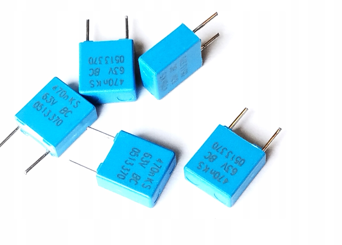 5× Kondensator foliowy Vishay BCcomponents BFC237011474 63 V