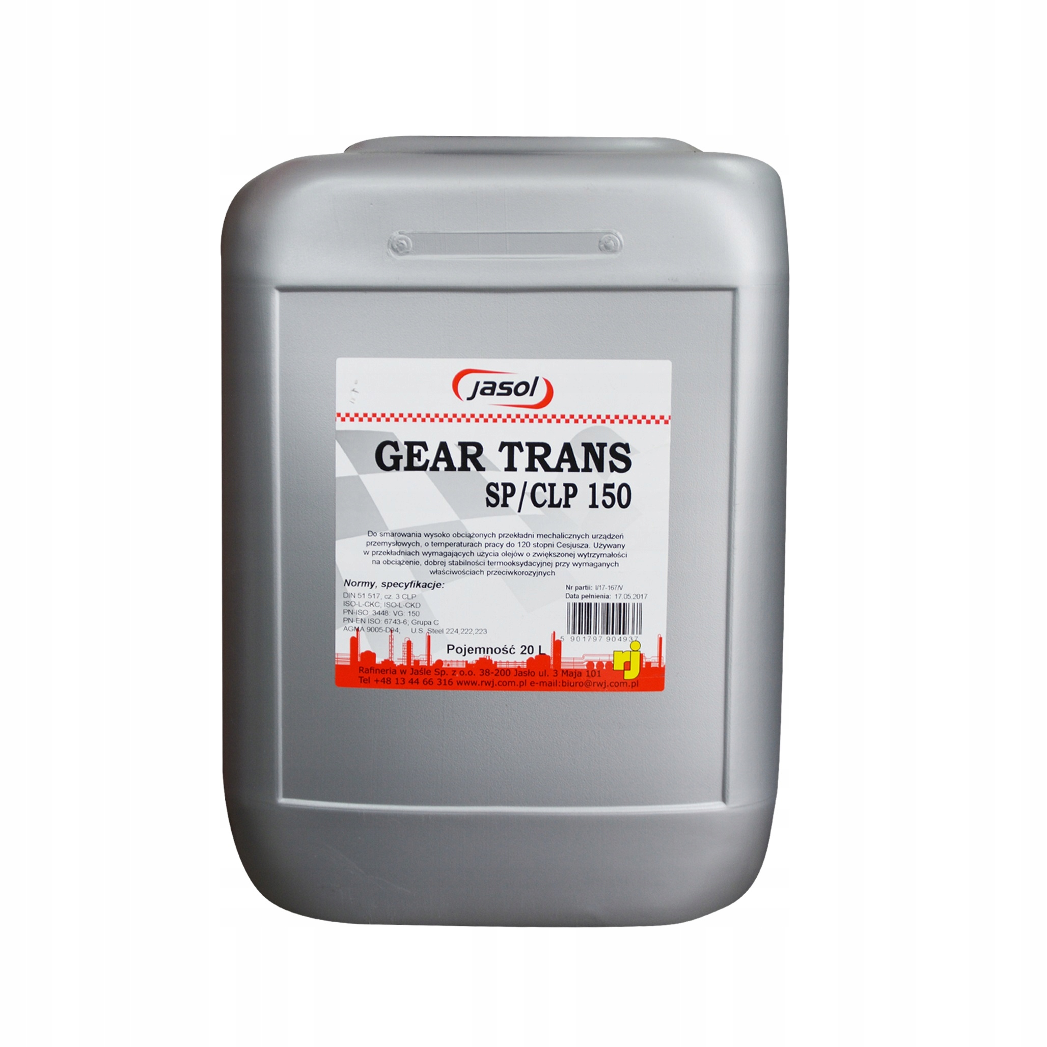 OLEJ PRZEKŁADNIOWY Z DODATKAMI EP 150 20L - EP150