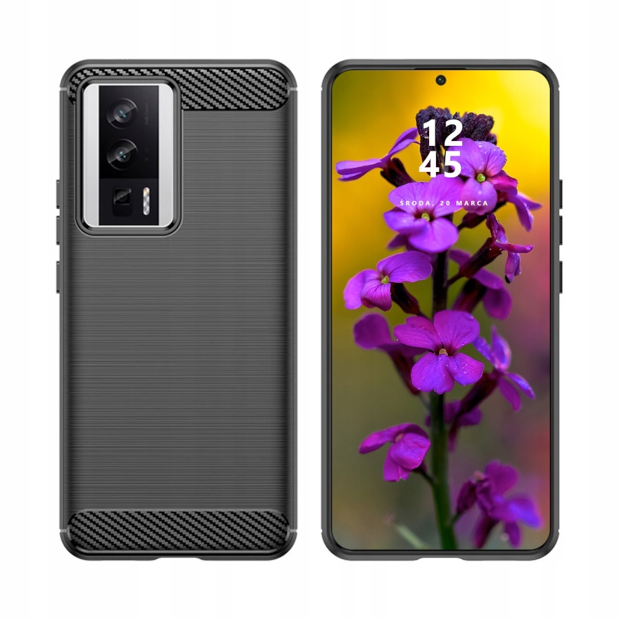 

Etui do Poco F5 Pro 5G Pancerne Karbon Case