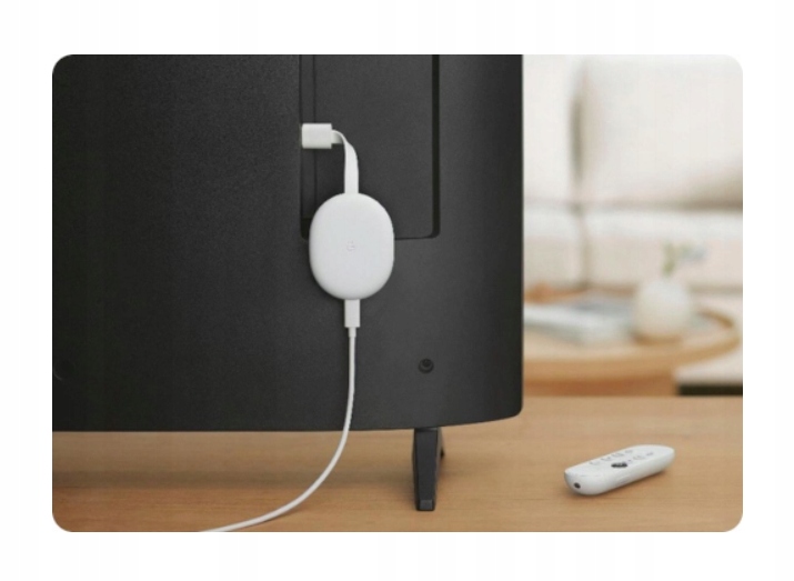 ODTWARZACZ GOOGLE CHROMECAST 4 Full HD Smart TV Wi-Fi PILOT + BATERIE Model CHROMECAST 4.0 Full HD