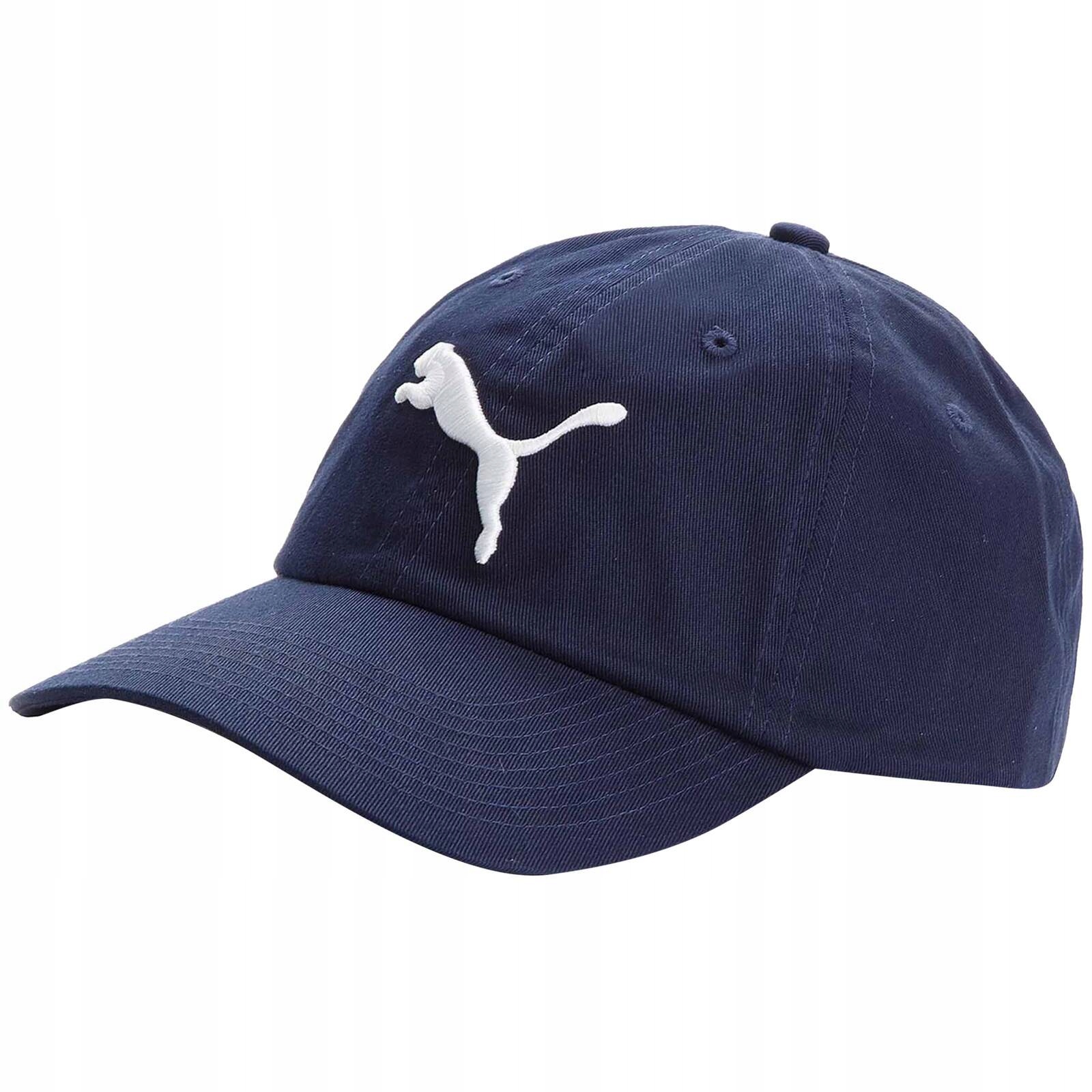 PUMA ESS CAP LOGO 052919 03 CZAPKA Z DASZKIEM BEJSBOLÓWKA GRANATOWA