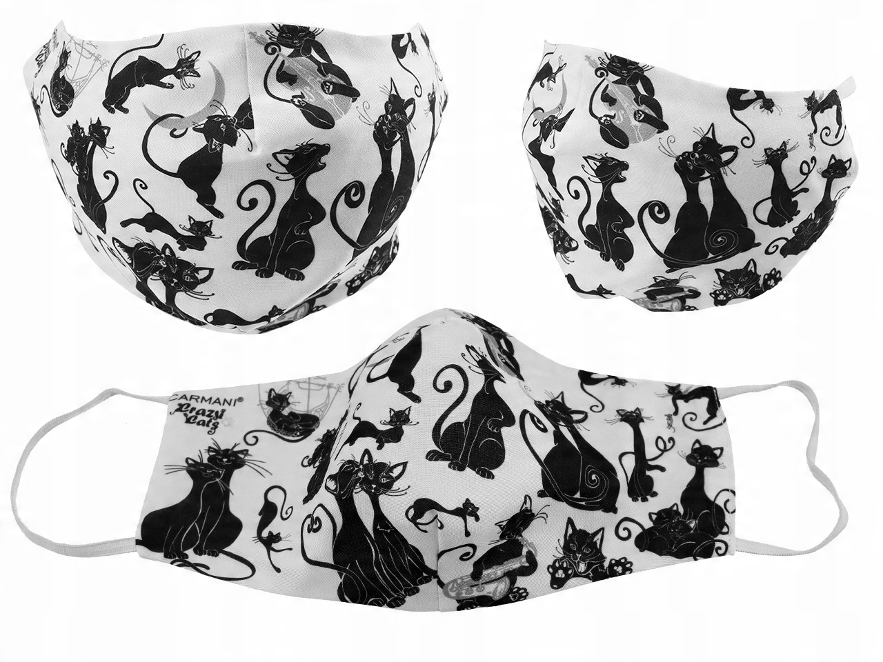 

Maseczka ochrona na twarz Koty Crazy Cats Carmani