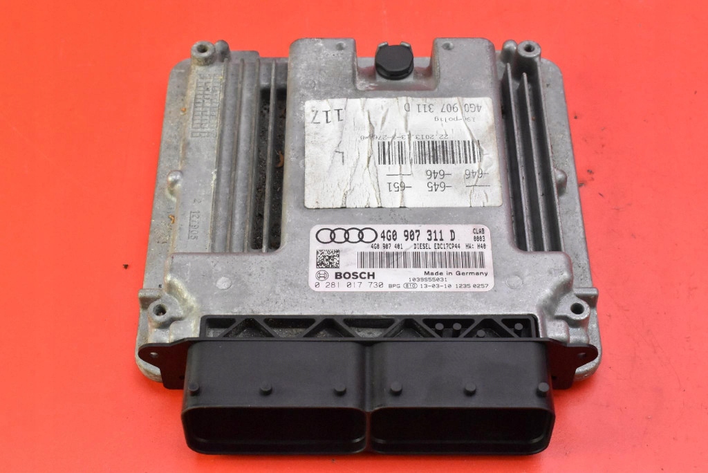 control unit computer of the engine 4G0907311D AUDI A6 C7 3.0 TDI 204 KM 10-14