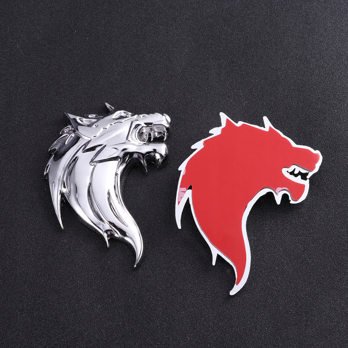 1 para 3D metalowej głowy wilka z tyłu samochodu EAN (GTIN) 6900223505495