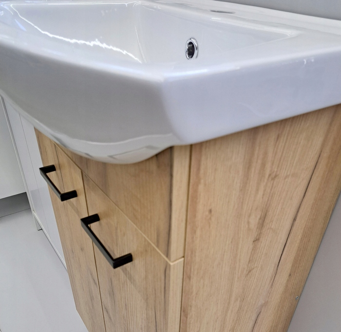 Szafka łazienkowa z umywalką 50cm dąb złoty POLSKA Kolor frontów dąb craft
