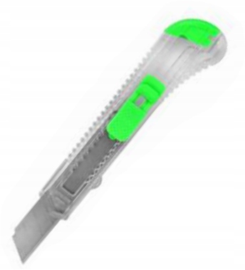 

Nóż Do Tapet Nożyk Przeźroczysty 18 MM Plastikowy
