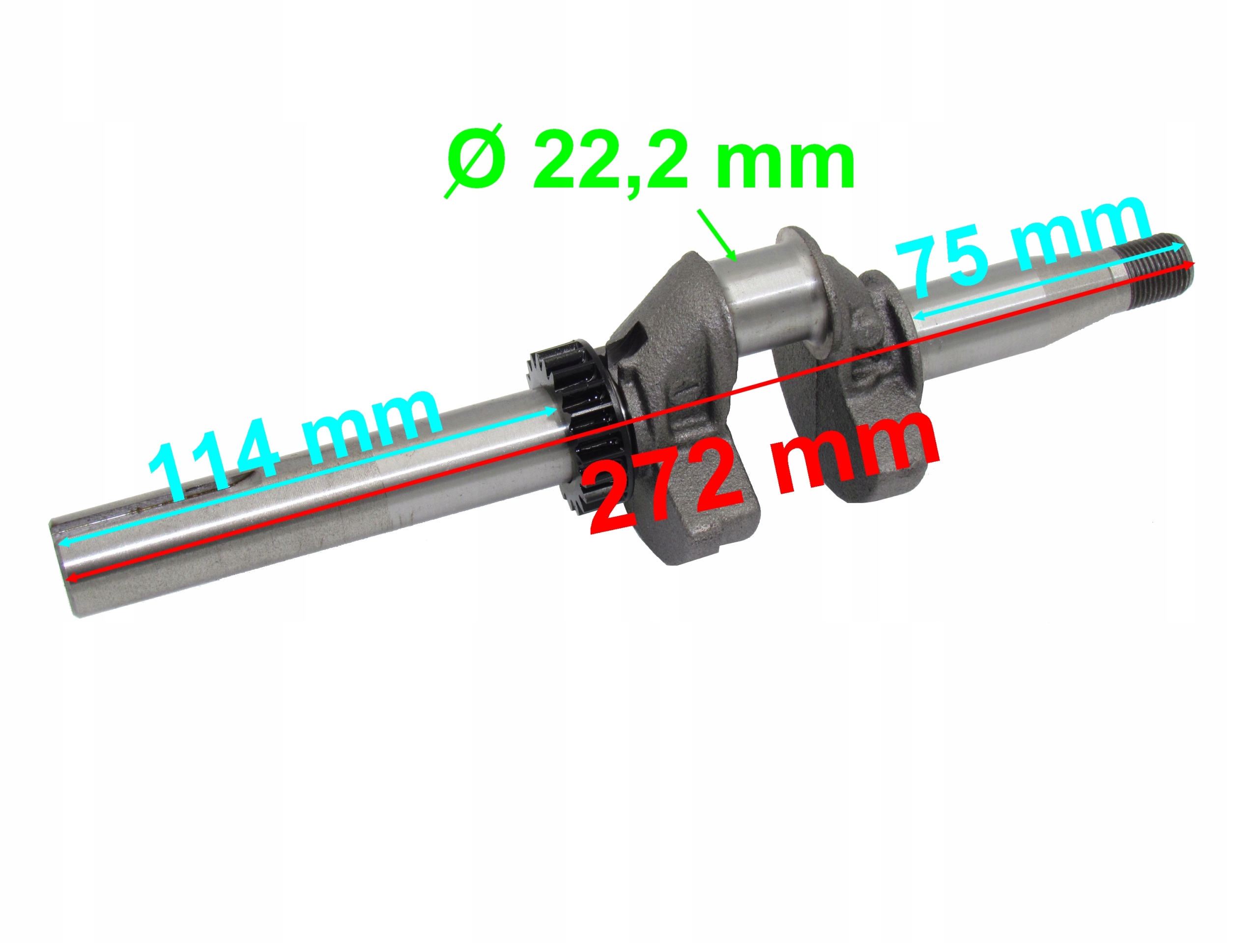 WAŁ KORBOWY BRIGGS & STRATTON 590538 500E/625E Marka Briggs&Stratton