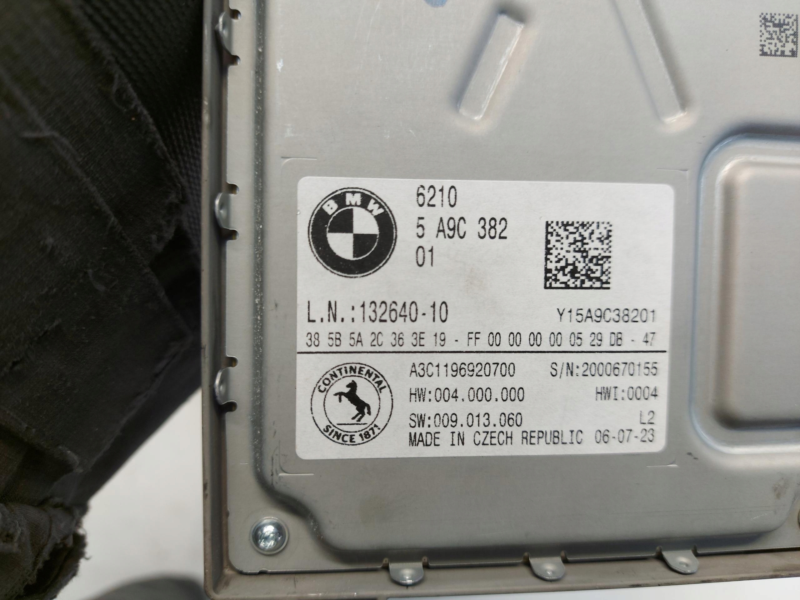 BMW G20 LIFT module control unit of the dial 5A9C382