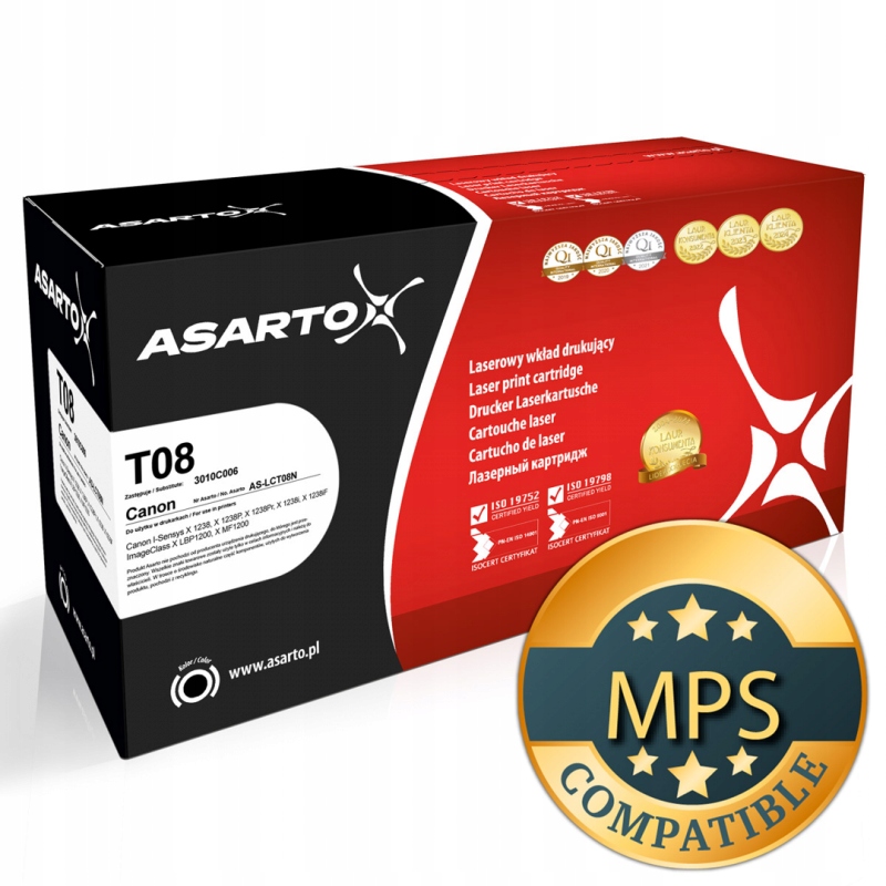Toner Asarto do Canon T08 3010C006 11000 str. black