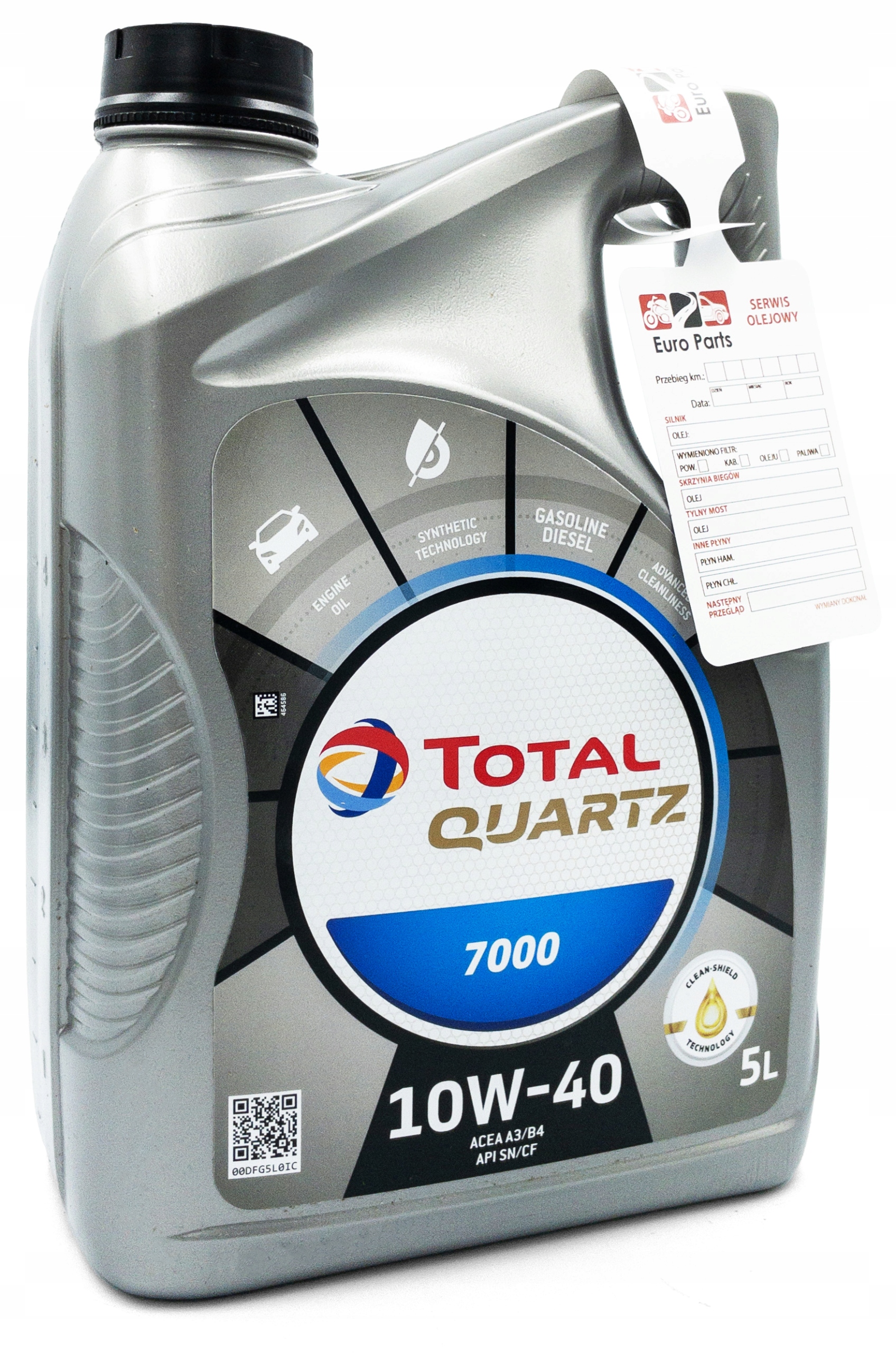 

Olej Total Quartz 7000 5L 10W40 Api Cf Sl