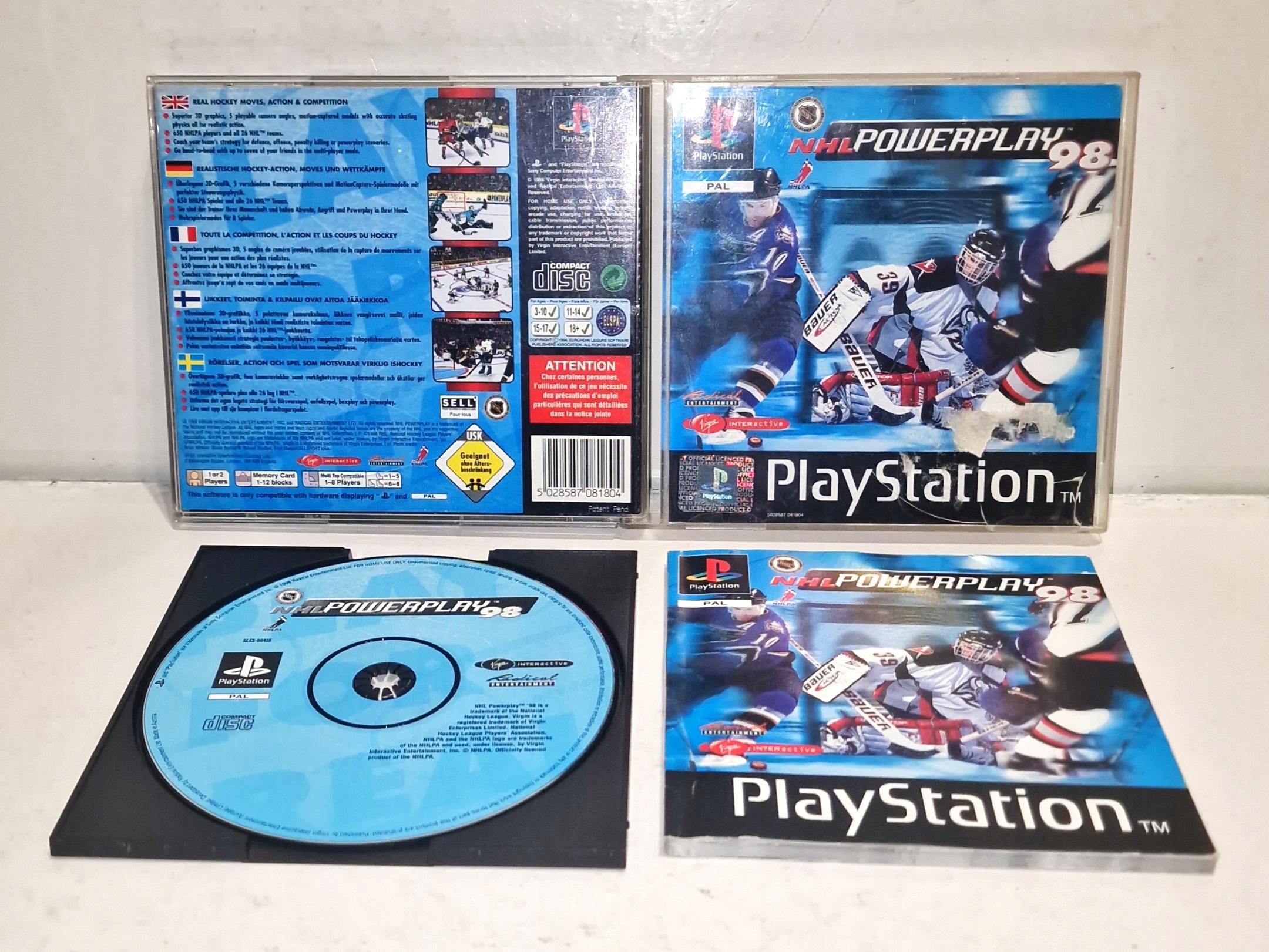 Gra NHL Powerplay 98 PSX 3XA