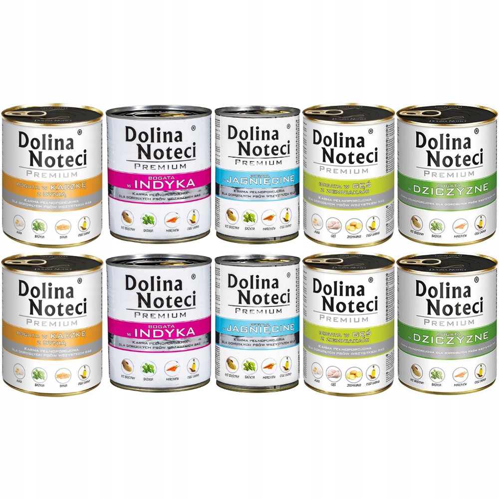 Levně Dolina Noteci Premium Vlhké krmivo pro psy s mix chutí 10x400 g