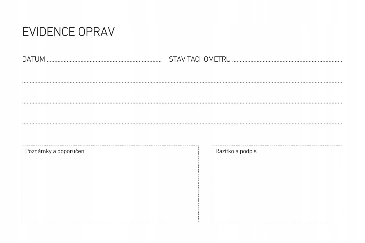 ŠKODA SERVISNÍ KNÍŽKA książka serwisowa SKODA czeska Tytuł ŠKODA SERVISNÍ KNÍŽKA PREMIUM