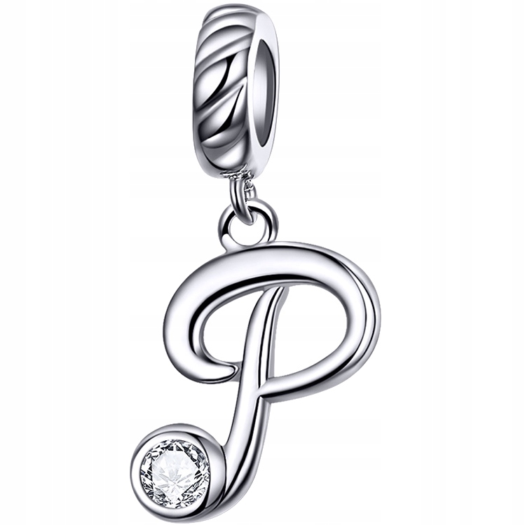 

Charms Literka P do Pandora srebro 925 koralik