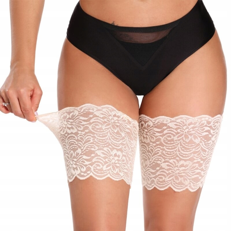 OPASKI NA UDA PRZECIW OTARCIOM KORONKA BEŻOWE 3/4 EAN (GTIN) 5906203994823