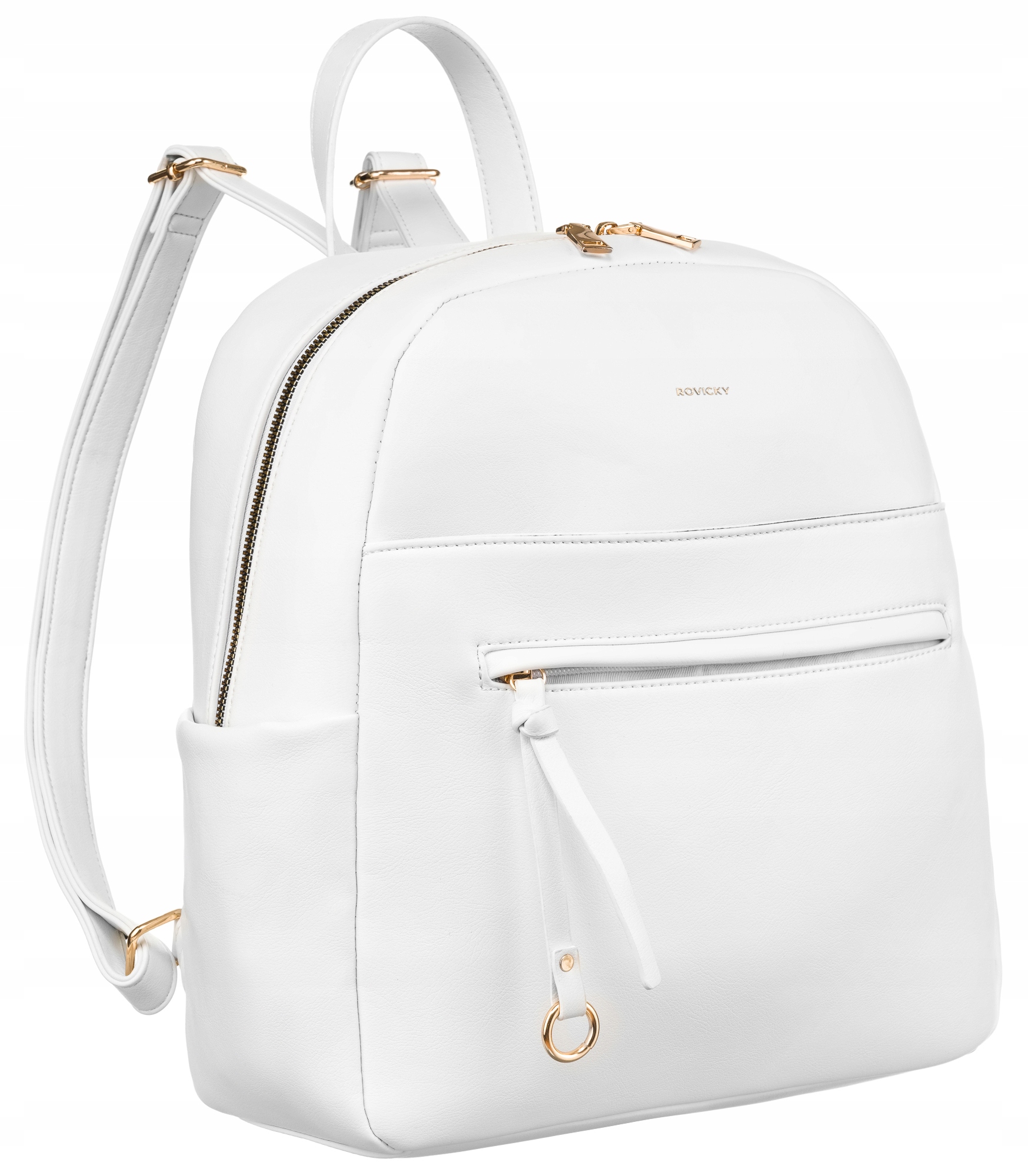 Plecak damski mały modny plecaczek dla kobiet z kieszonkami