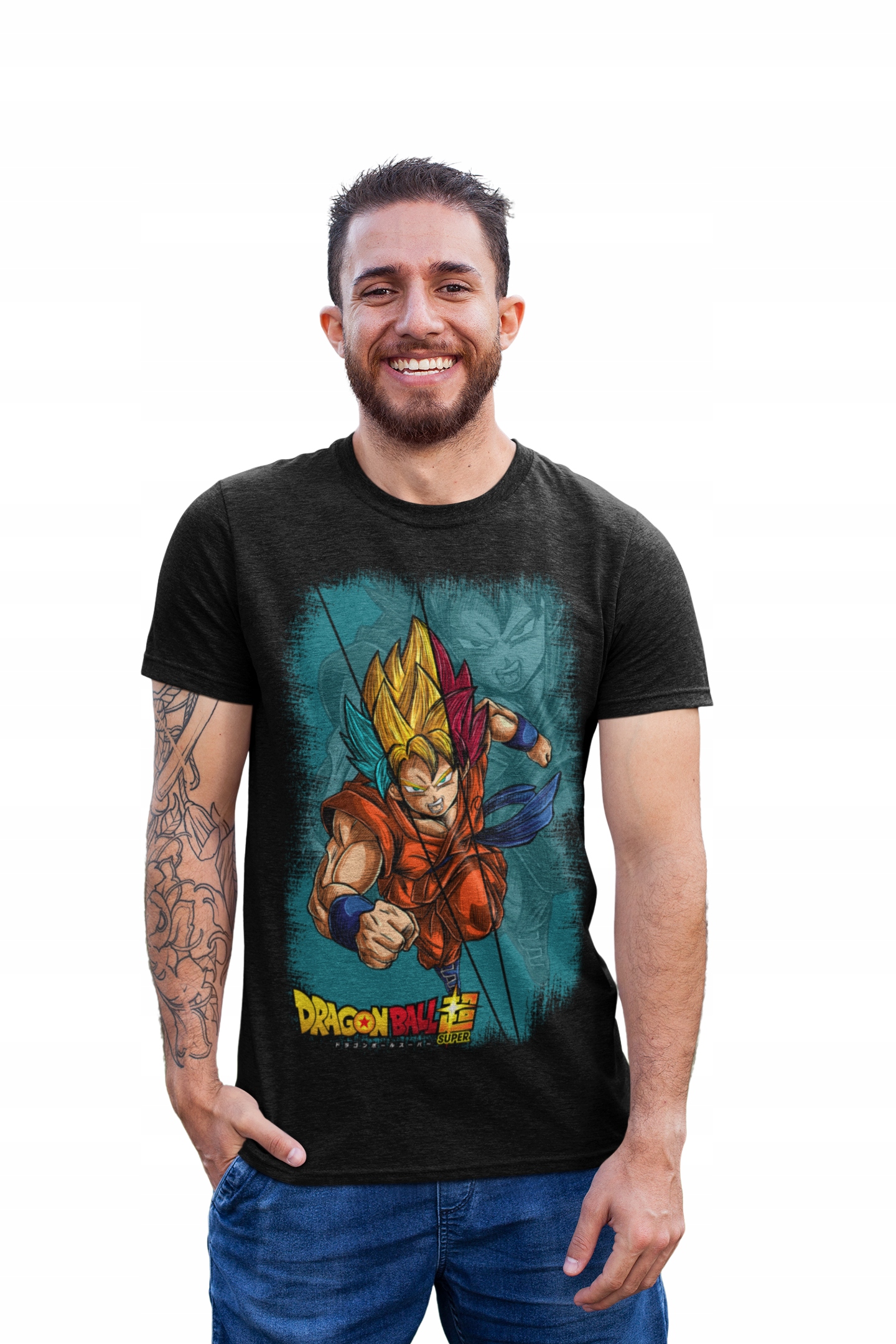 

Męska Koszulka Anime Manga Dragon Ball Z Super
