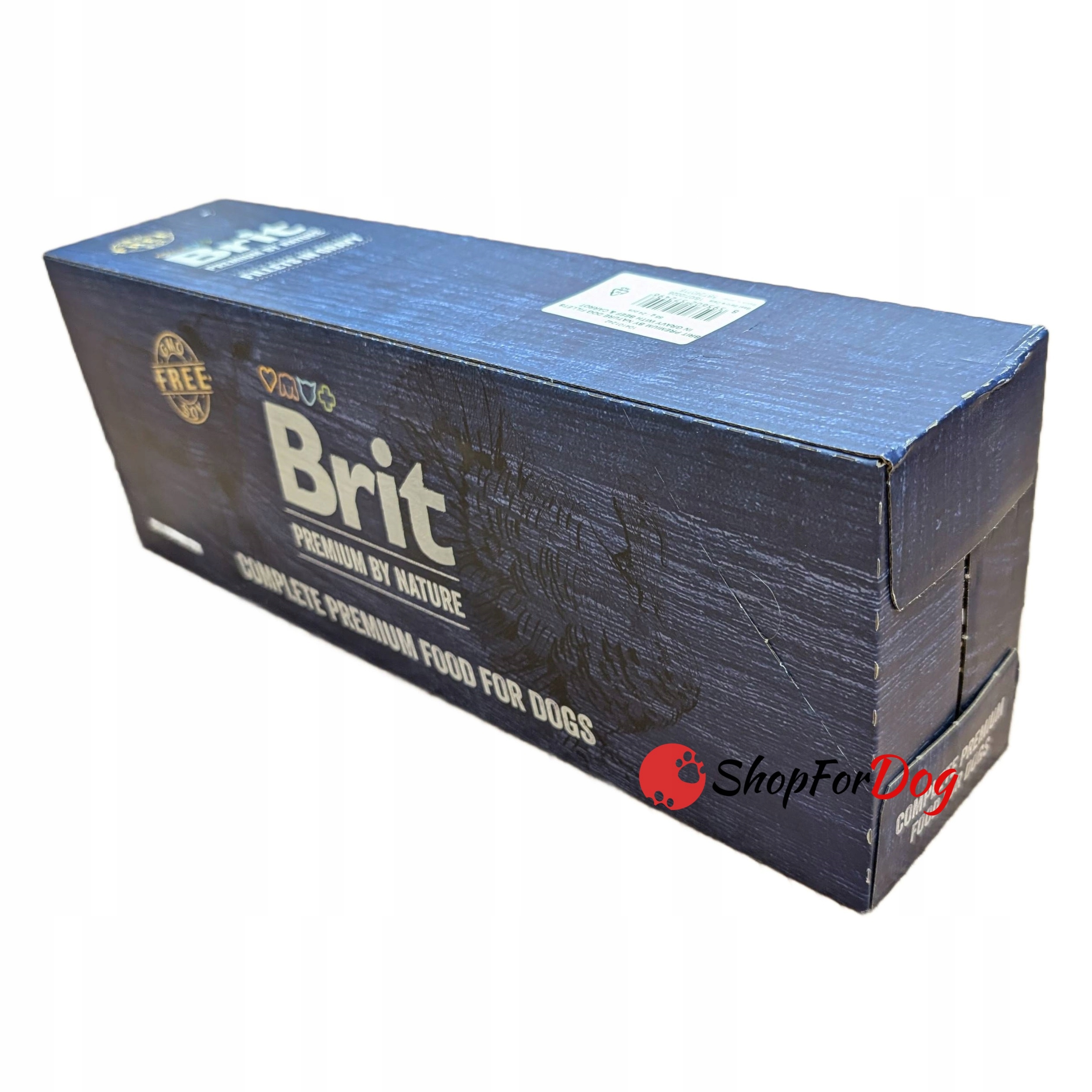 Levně Brit Premium By Nature Pouch Gravy Fillets Lamb & Peas Svařovací 24x85g