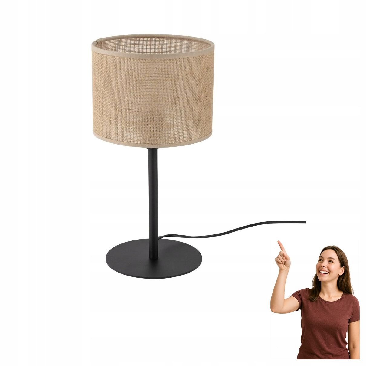 Nočná stolová lampa Juta 5552 Tk Lighting