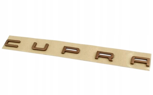 #Napis na tylną klapę 'cupra' kolor miedziany 5FA853687G Nowy