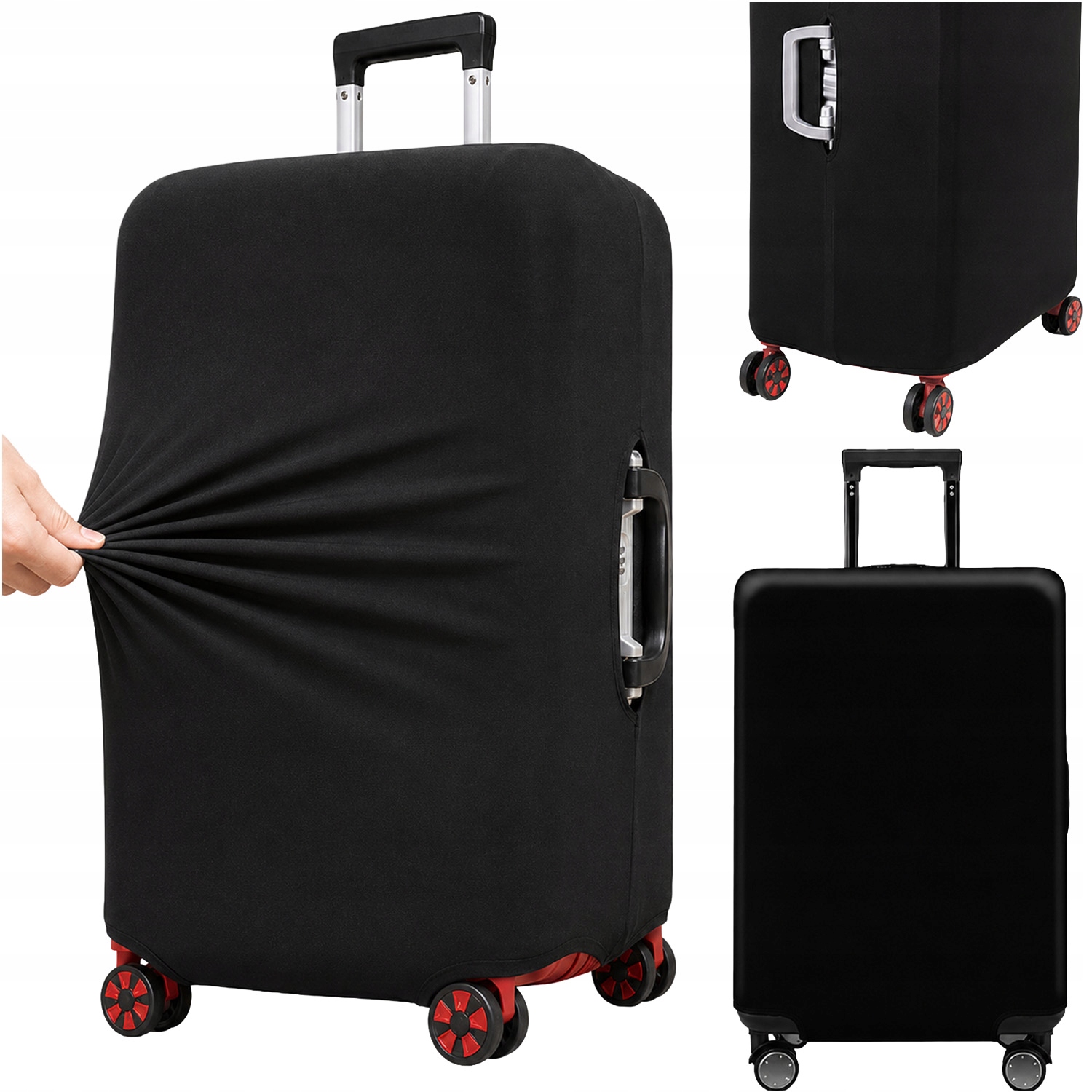 Pokrowiec Ochronny Na Walizkę Podróżną Bagaż Etui Elastyczne XXL 72x52x30cm