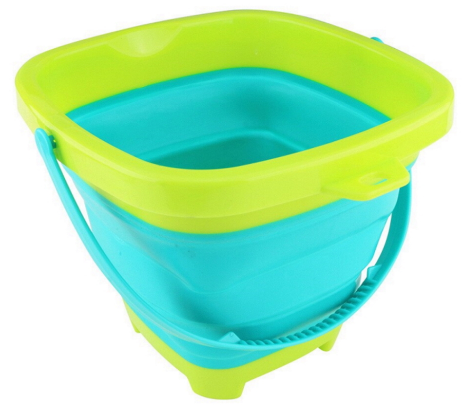 WIADERKO DO PIASKU SILIKONOWE SKŁADANE + ŁOPATKA Marka Artyk