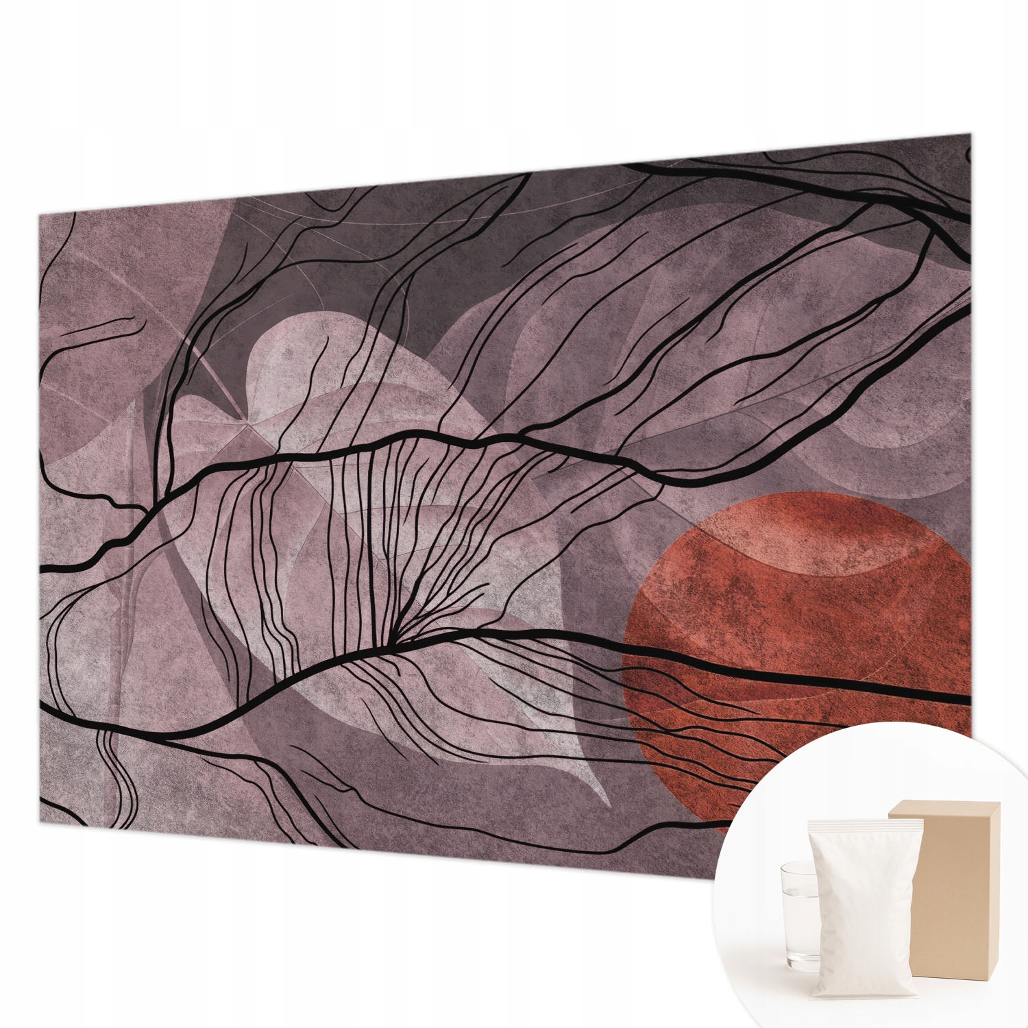 Flizelinová fototapeta do pokoje lepidlo Energetická abstrakce 208x146 cm