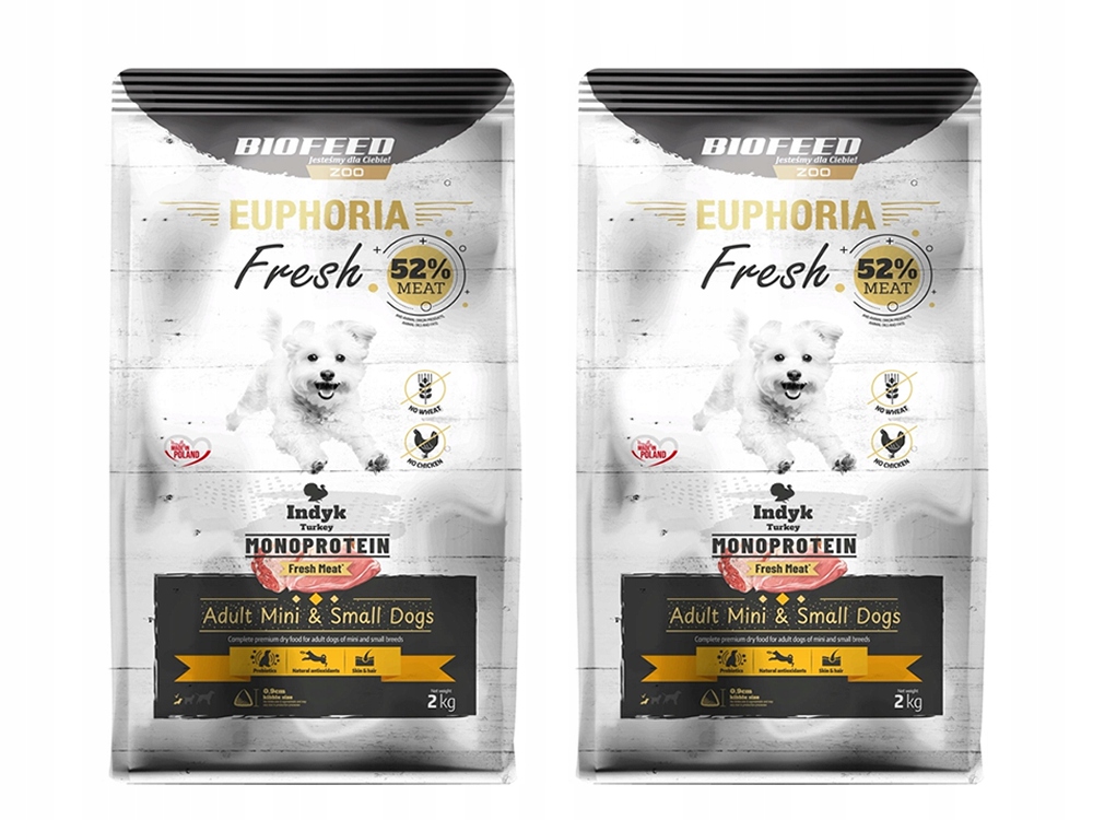 Biofeed Euphoria Fresh Adult Krůta Mono Xs/s 2x 2KG