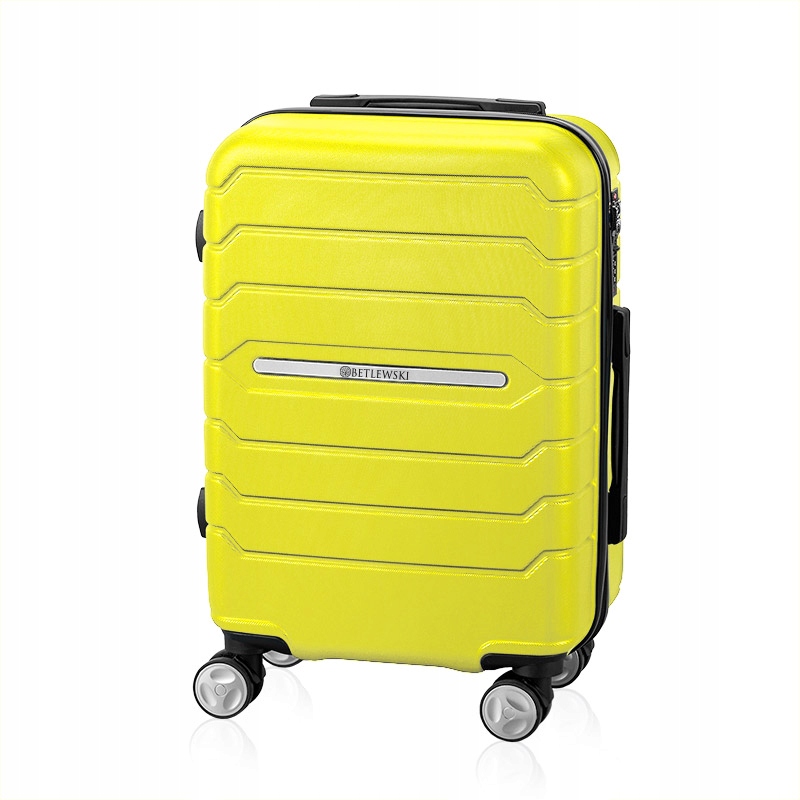Betlewski malý kabinový kufr skořepinový zavazadlo zámek odolná kolečka