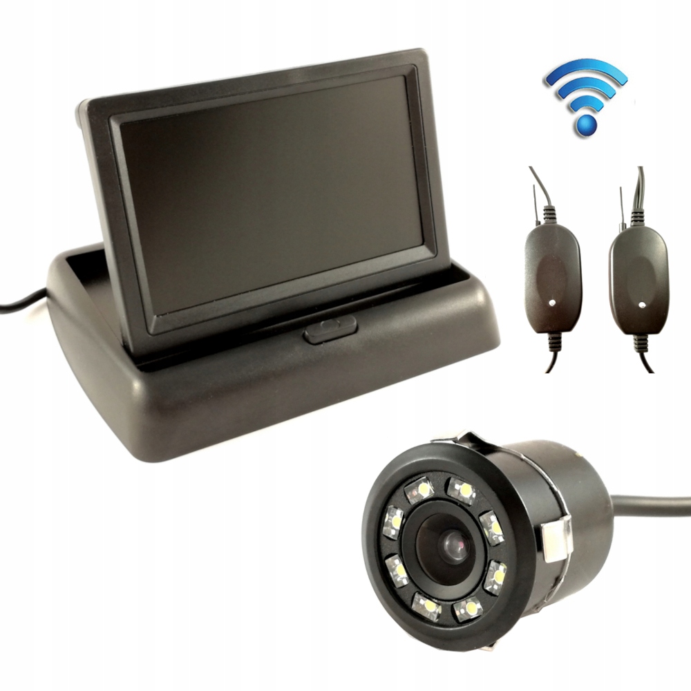 Монитор заднего вида камеры LED в бампер беспроводной