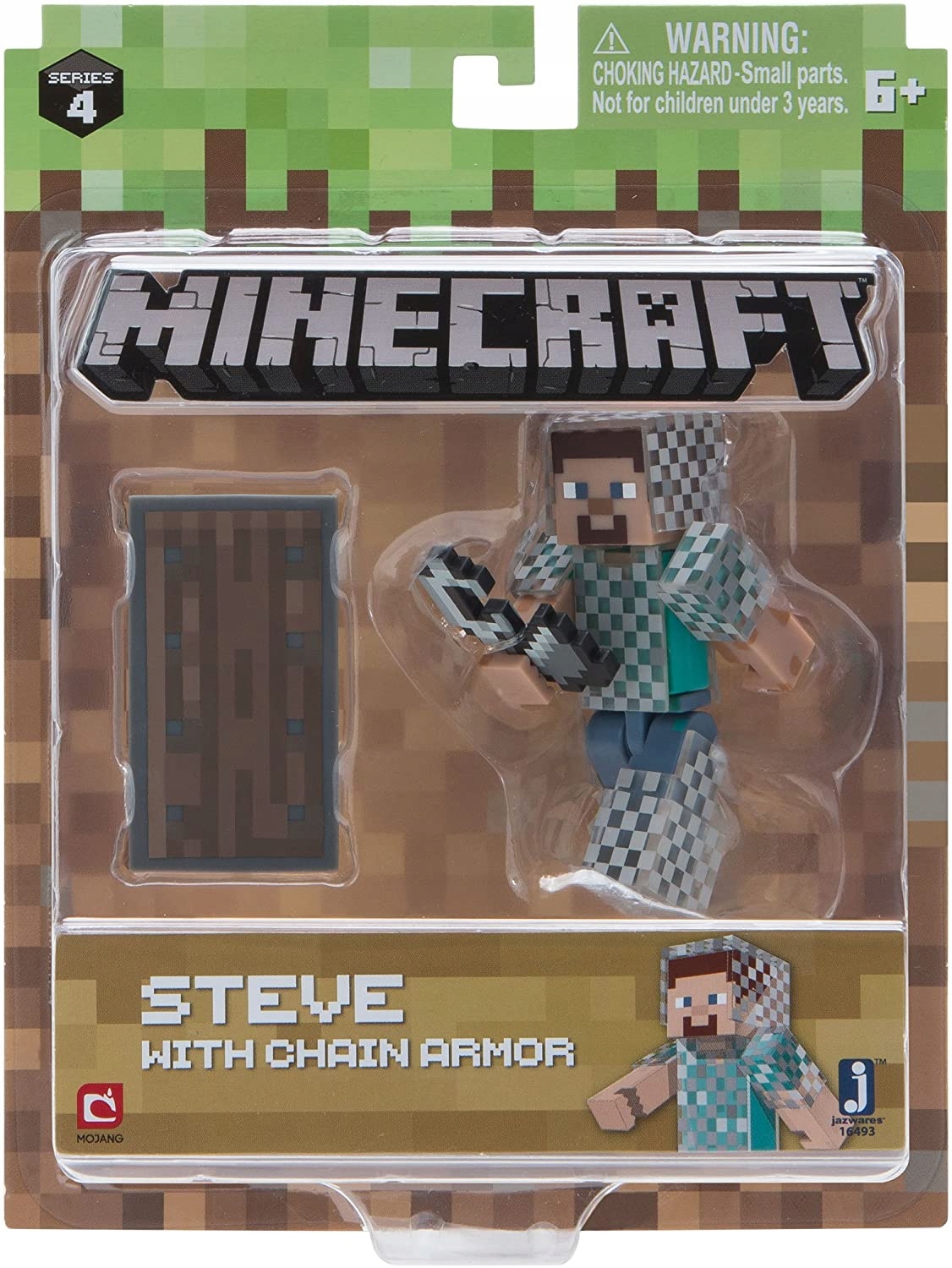 

Mattel Minecraft Figurka Steve W Zbroi Z Łańcuchem