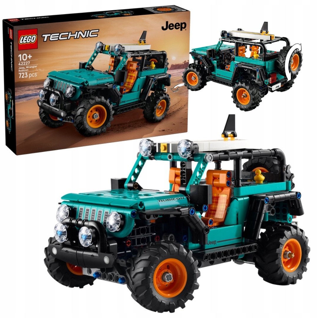 Lego 42227 Technic – Suv Jeep Wrangler Rubicon Auto terénní automobil