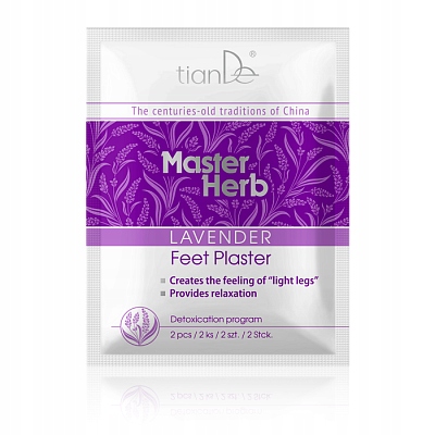 

tianDe Lawendowy plaster do stóp Master Herb