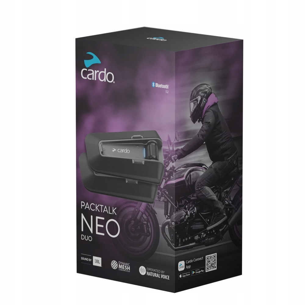 Interkom Cardo Packtalk Neo Duo (sada na dve prilby) Jbl