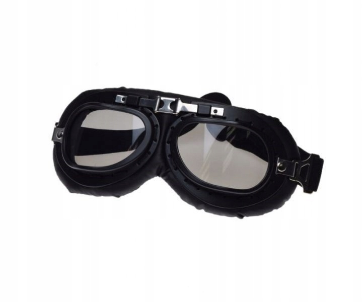 Gogle weteran model t01 czarny mat