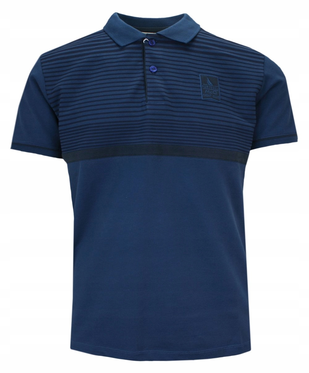 Modro-granátové Polokošile s proužky, velikost XL