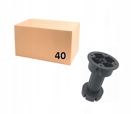 

40 x Nóżka meblowa kuchenna Volpato H-100 400 kg