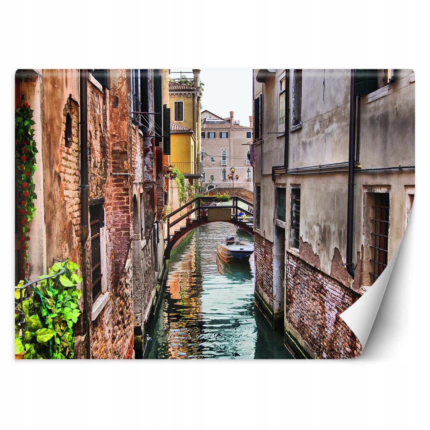 Fototapeta, Benátky most gondola 250x175