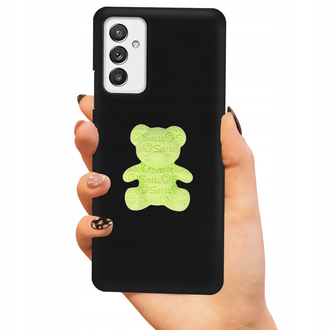 Pouzdro Pro Samsung A82 5G Case Medvídek Zelený 3D