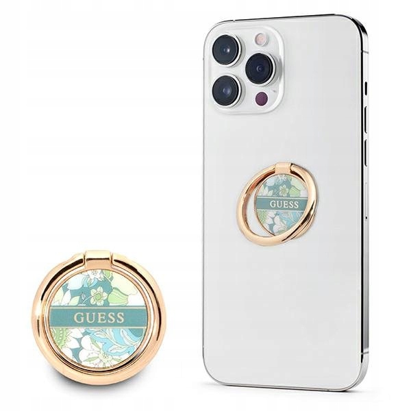 Ring Guess Flower Collection zielony Guess