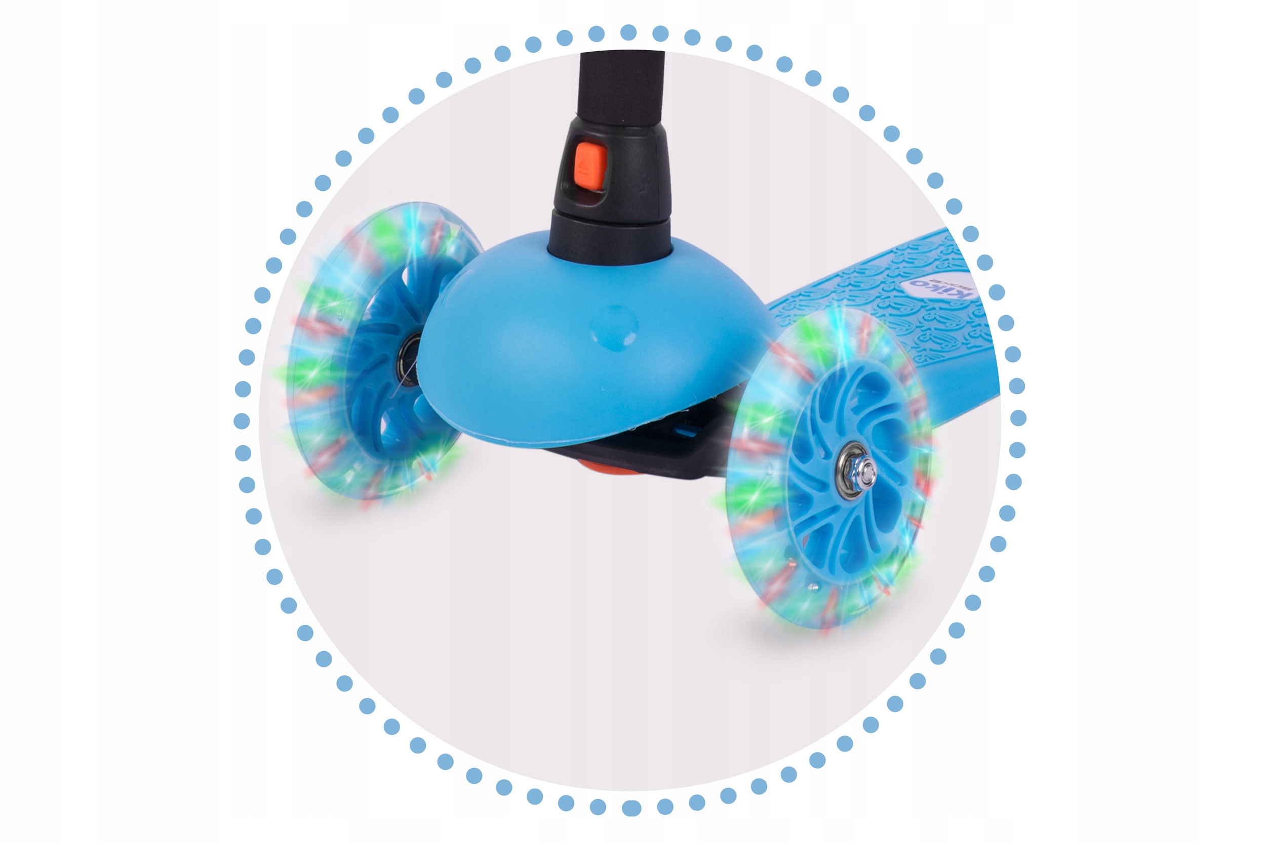 HULAJNOGA TRÓJKOŁOWA BALANSOWA SOKE DLA DZIECI LED Liczba kół 3