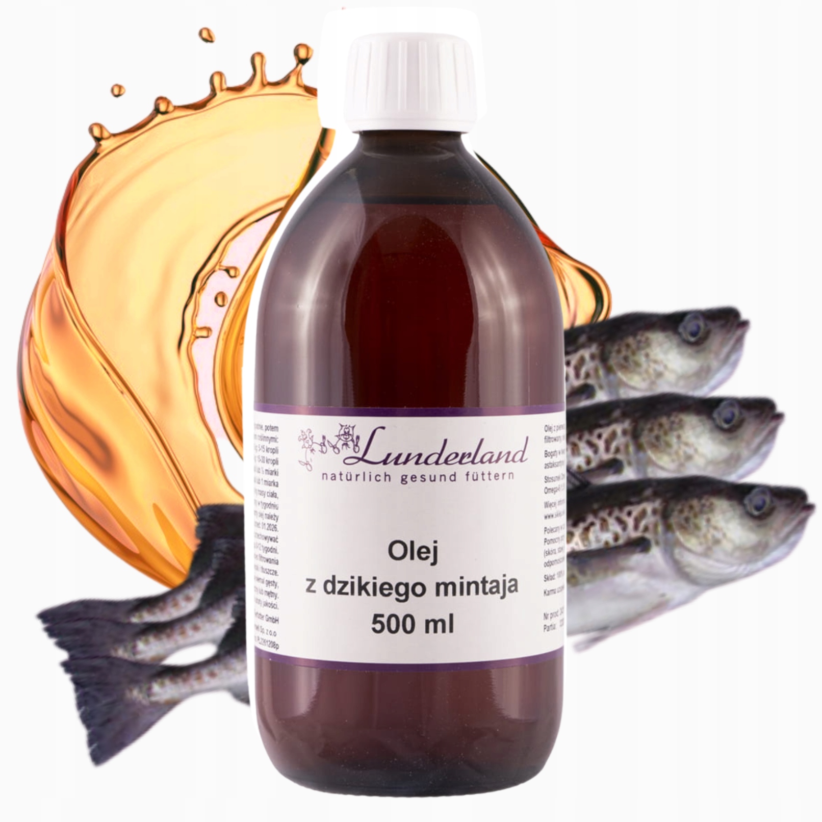 Lunderland olej Z Dzikiego Mintaja 500 ml