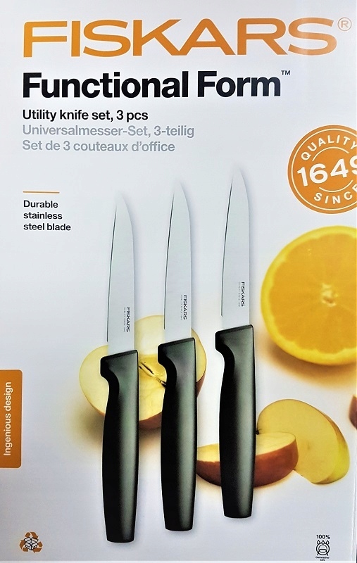 

Fiskars Zestaw 3 noży do obierania 1057563 skroban