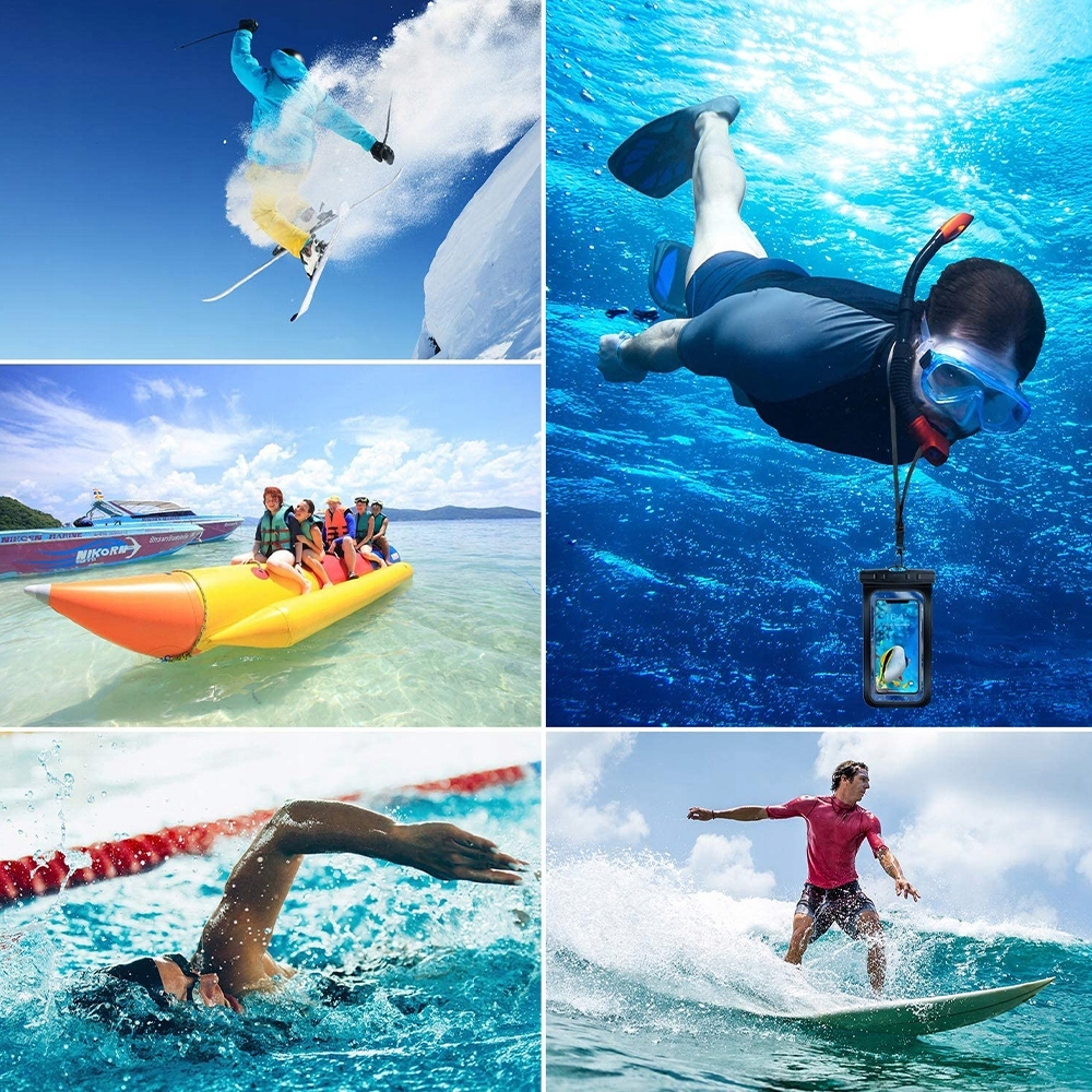 ETUI WODOODPORNE POKROWIEC NA TELEFON BASEN 2 SZT Marka inna marka