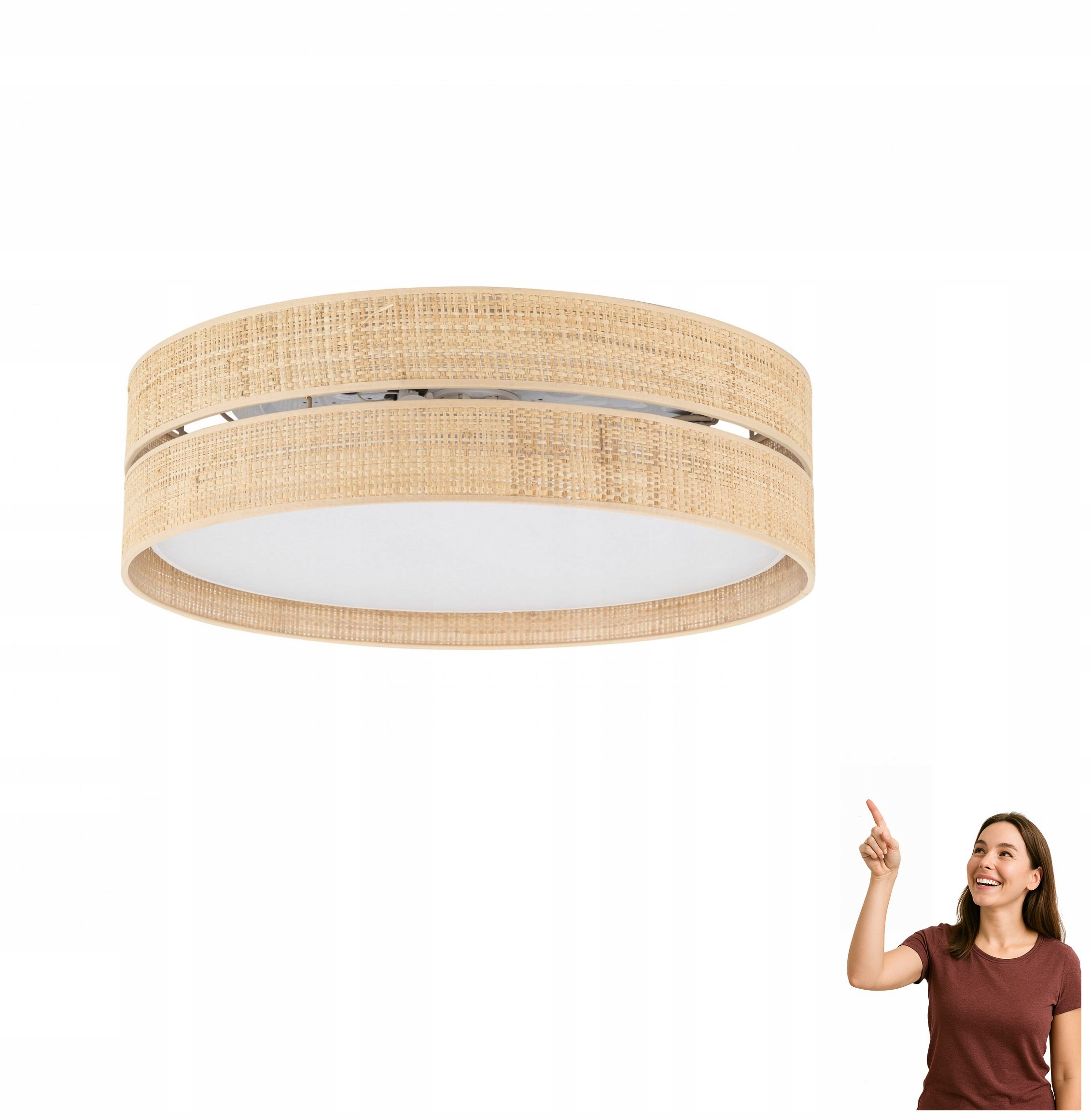 Stropná lampa Calma 600 Tk Lighting 11599