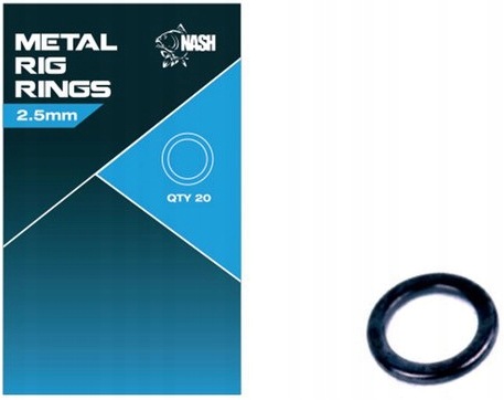 Kólka Łącznikowe Nash Pierścienie Metal Rig 2.5mm