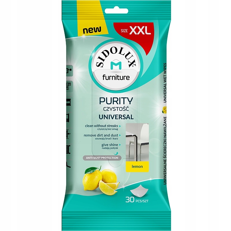 

Sidolux M Uniwersalne ściereczki - lemon