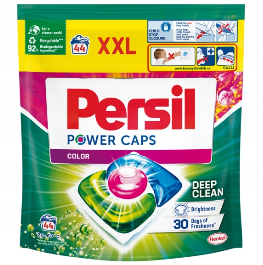 Levně Persil XXL Power Caps Color kapsle na praní barevného prádla 44 ks