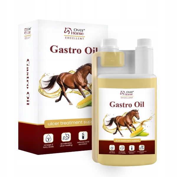 Olej pro vředové koně Over Horse GastroOil 2x1 l