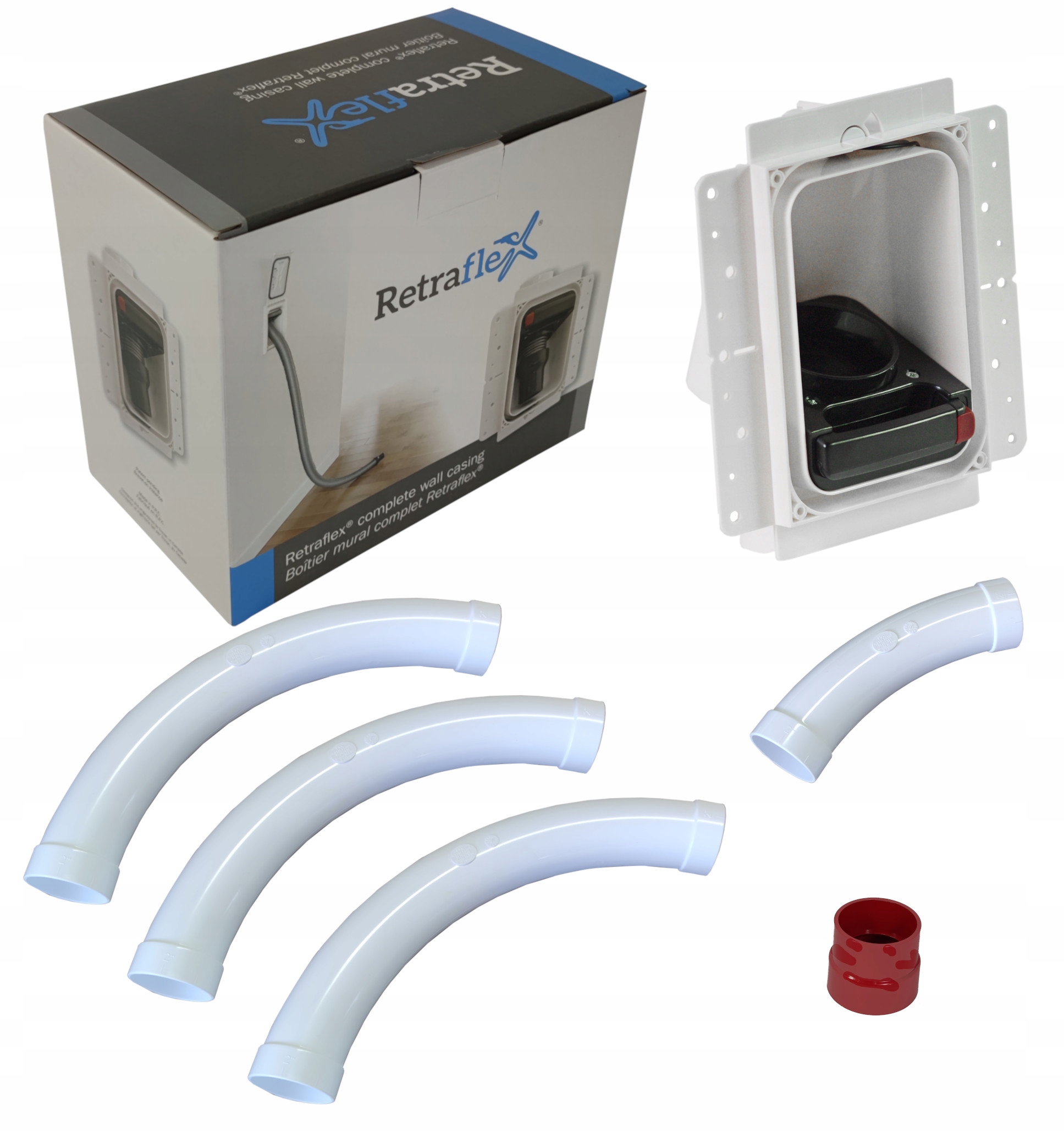 Zestaw instalacyjny gniazda Retraflex 2 odkurzacz